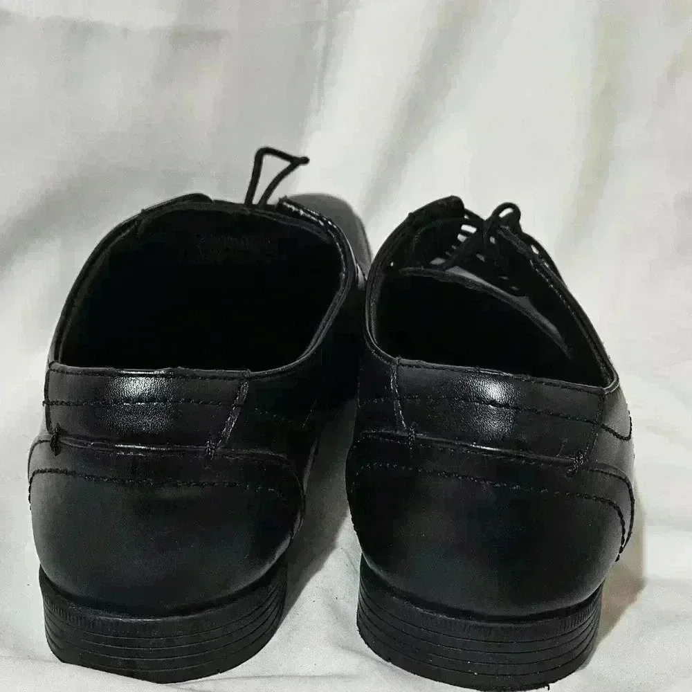 SOLEPLAY by Westside BlackTextured Derby Shoes Men's Size 43 (9) - Picture 5 of 5